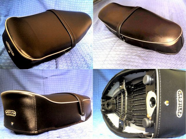 Sella lunga 2 posti Piaggio Vespa 125 150 GT VBB SUPER SPRINT VELOCE TS VNB VBA - Foto 8