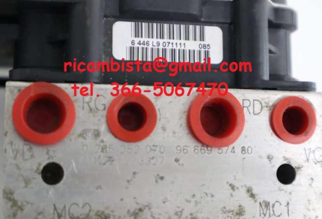 9666957480 Peugeot 308 1.6 HDI anno 2013 gruppo pompa ABS centralina - Foto 2