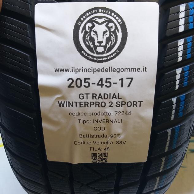 2 GOMME 205 45 17 GT RADIAL A72244 - Foto 2