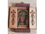 Quadretto immagine sacra Madonna, vintage
