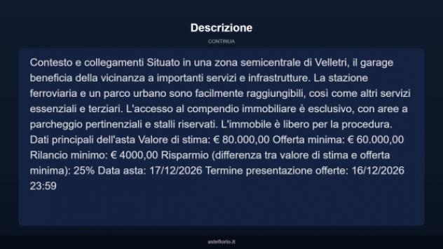 Immobile in asta di 55 m² in vendita a Velletri - Foto 9