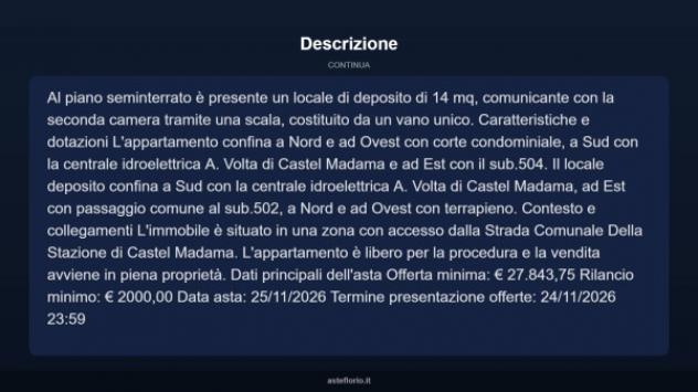 Immobile in asta di 86 m² in vendita a Castel Madama - Foto 4