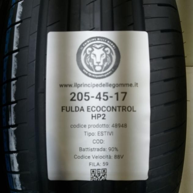 2 GOMME 205 45 17 FULDA A48948 - Foto 2