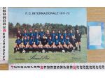 Foto cartolina (postcard) F.C. Internazionale 1971/72