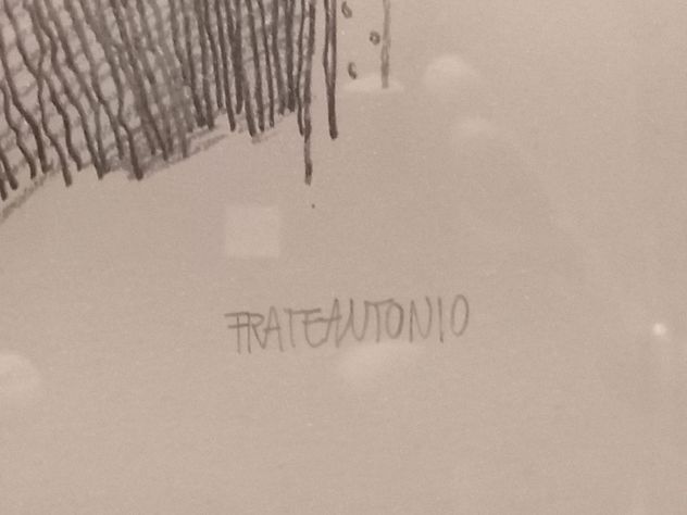QUADRO STAMPA / DISEGNO ANTIQUARIATO CON CORNICE FIRMATO e NUMERATO - Foto 4
