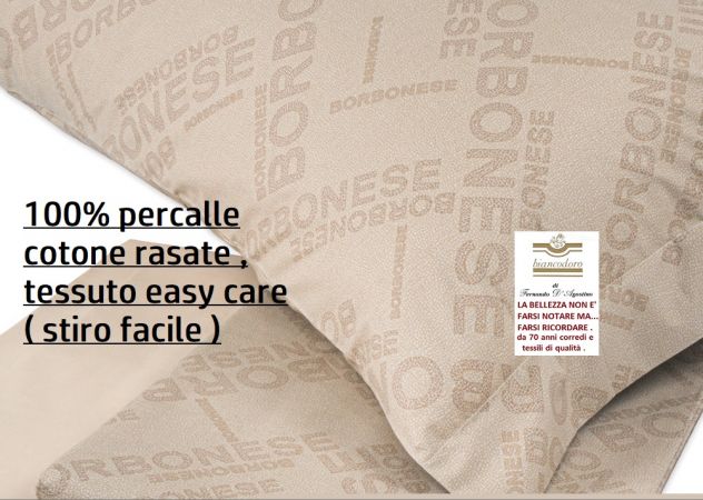 Lenzuola complete BORBONESE matrimoniali diversi modelli - Foto 5