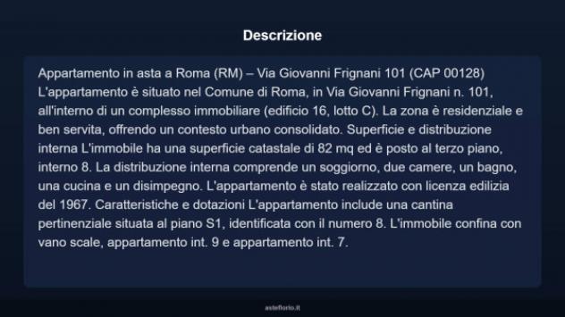 Immobile in asta di 82 m² in vendita a Roma - Foto 3