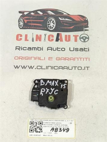 MOTORINO VENTILAZIONE ABITACOLO FORD B - Max Berlina AV1119E616BB AV11-19E616-BB RTJC bifuel/gas 1388 (12) - Foto 2