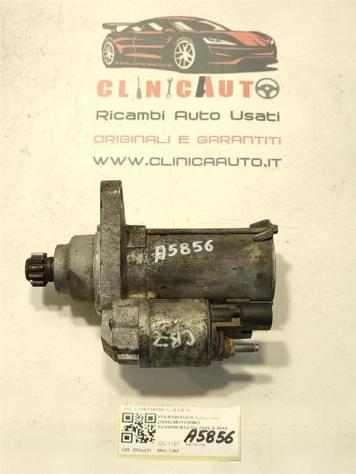 MOTORINO D' AVVIAMENTO VOLKSWAGEN Polo 5° Serie 0AM911023K CBZ benzina 1197 (0917) - Foto 3