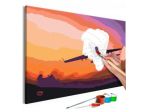 Quadro Fai Da Te 60x40 Cm. Montagne N.1 ARREDALACASA spedizione gratis
