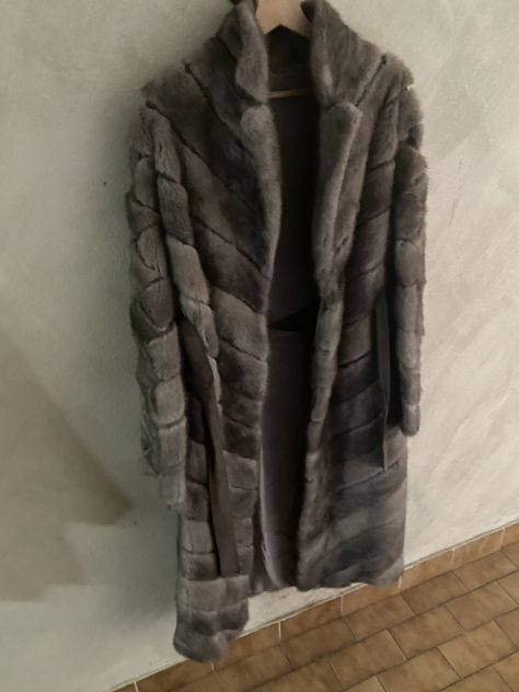 pelliccia di visone mink grey