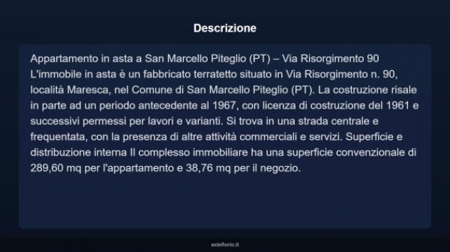 Immobile in asta di 289 m² in vendita a San Marcello Piteglio - Foto 12