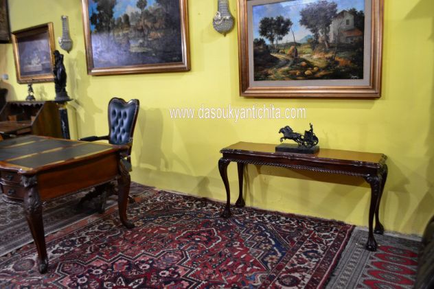 Console in mogano stile Chippendale - Foto 5