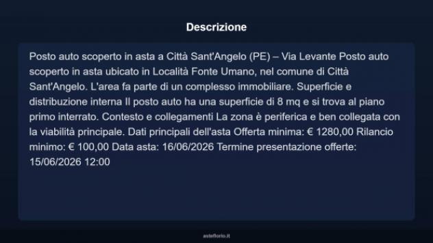 Immobile in asta di 8 m² in vendita a Città Sant'Angelo - Foto 3