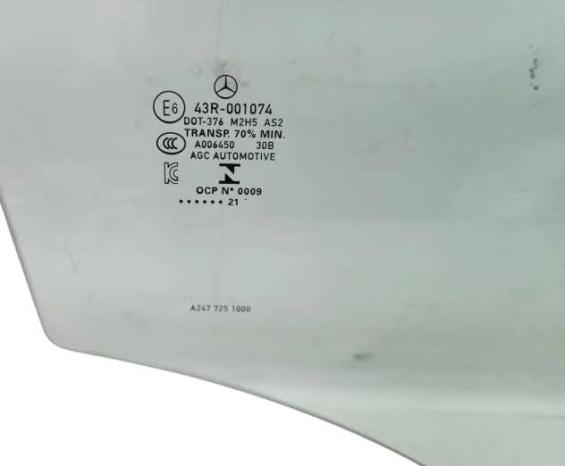 VETRO SCENDENTE ANTERIORE DESTRO MERCEDES GLB Serie (X247) A2477251000 (19) - Foto 2