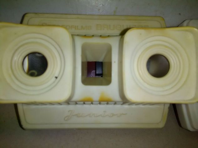 2 giocattoli vintage visore stereoscopico per bambini anni 60 - Foto 3