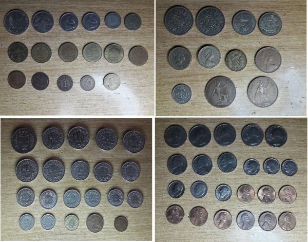 Lotto di Banconote Italiane e Monete Europee. - Foto 8