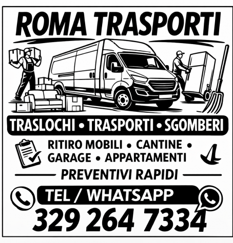Trasporti traslochi sgombri