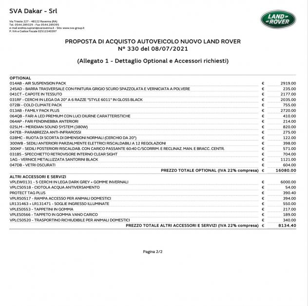Land Rover Defender 110 3.0 l6 400 CV 7 POSTI !!!!!! - Foto 10