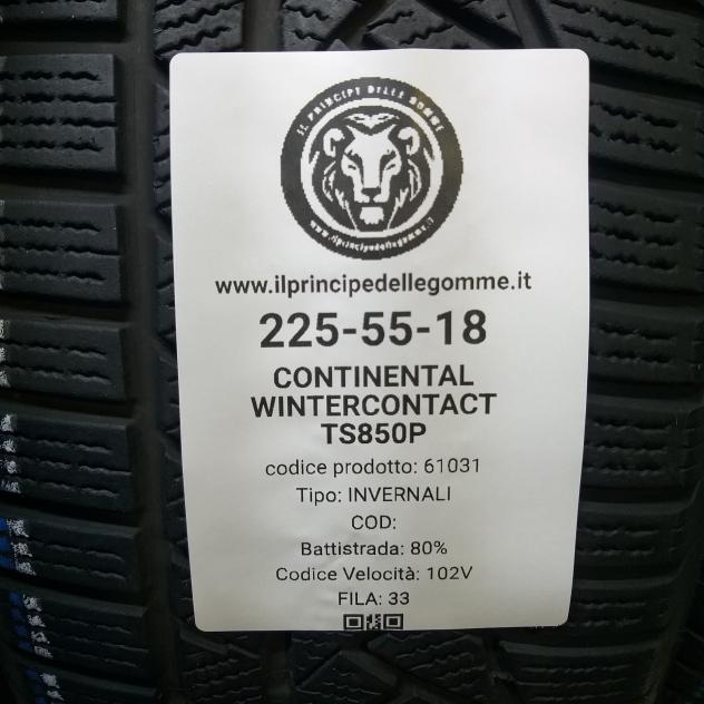 4 GOMME 225 55 18 CONTINENTAL A61031 - Foto 2