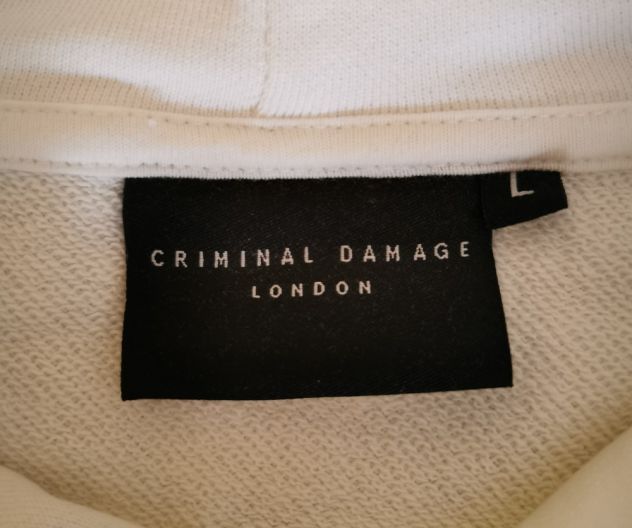 Felpa da uomo con cappuccio Criminal Damage - Foto 6