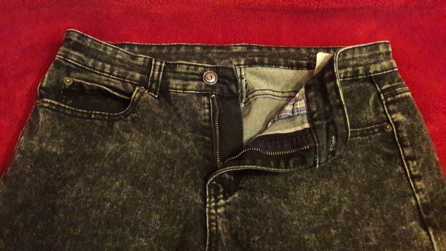 Jeans effetto neve grigio Scuro Tg 46 - NUOVI - Foto 4
