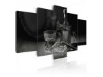 Quadro Sigaro E Whisky Cm.100x50 E 200x100 Grigio ARREDALACASA