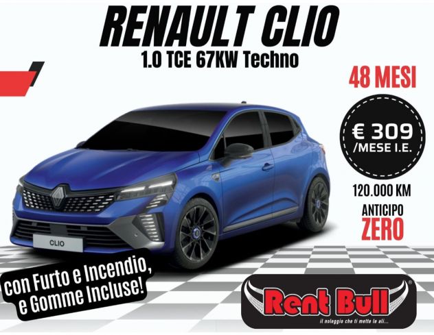 NOLEGGIO A LUNGO TERMINE RENAULT CLIO