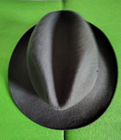 Cappello stile fedora, in feltro lana 100%  modello Borsalino - Foto 3