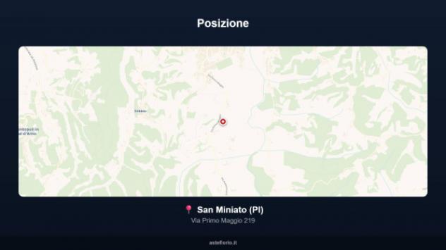 Immobile in asta di 132 m² con più di 5 locali e box auto in vendita a San Miniato - Foto 12
