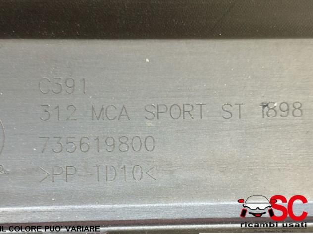 Paraurti Posteriore Fiat 500 Sport 735619800 - Q00827 - Foto 2