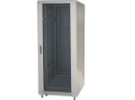 ARMADIO RACK 19" 27U (A) 1200 (L) 600 (P) 80 COLORE GRIGIO PORTA VETRO