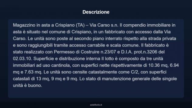 Immobile in asta di 31 m² in vendita a Crispiano - Foto 4