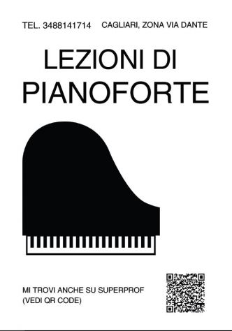 LEZIONI DI PIANOFORTE A CAGLIARI - INSEGNANTE LAUREATA AL CONSERVATORIO
