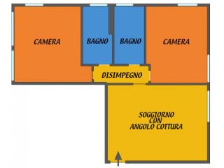Trilocale in affitto a Bologna