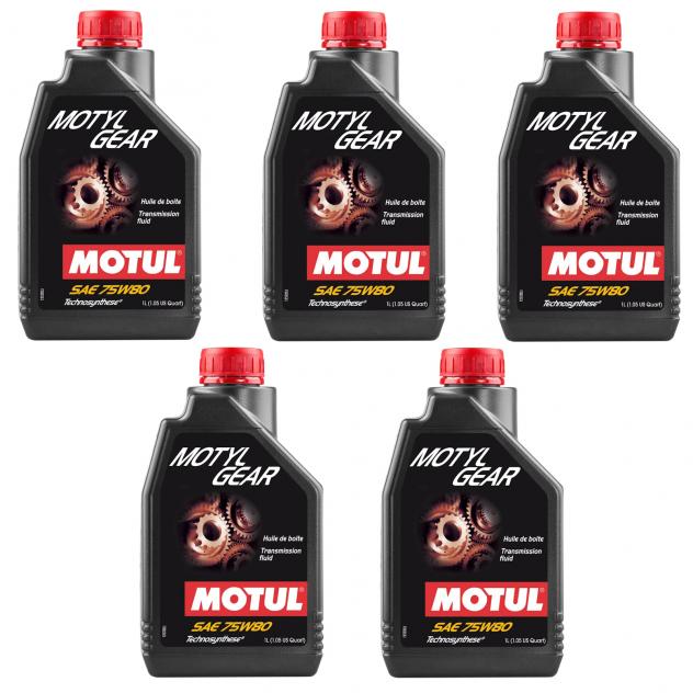 5 LT Olio per cambi e trasmissioni manuali 75W80 con tecnologia Technosynthese. Garantisce protezione, fluidità e prestazioni ottimali anche a basse t
