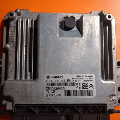 CENTRALINA MOTORE CITROEN PEUGEOT BOSCH 0 281 034 188, 0281034188, 98253 Centra