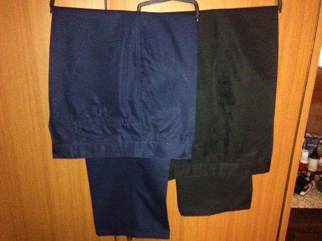 2 Pantaloni estivi uomo, Dunlop, tg 54, praticamente nuovi