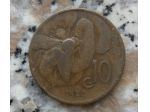 MONETA DA 10 CENTESIMI APE DEL 1920 REGNO DI VITT. EMANUELE III° - DIFETTO -