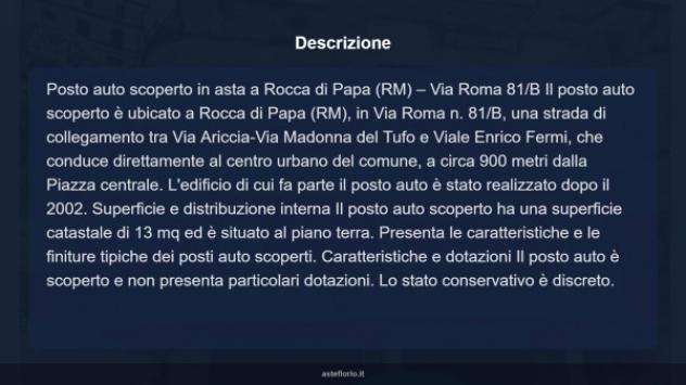 Immobile in asta di 13 m² in vendita a Rocca di Papa - Foto 5
