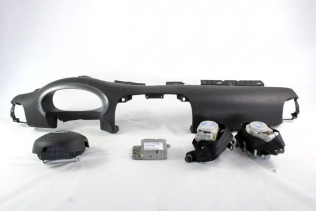 98820BC500 KIT AIRBAG COMPLETO NISSAN MICRA 1.2 G 58KW 5M 3P (2009) RICAMBIO USATO CON PRETENSIONATORI CINTURE DI SICUREZZA, CENTRALINA AIRBAG, AIRBAG