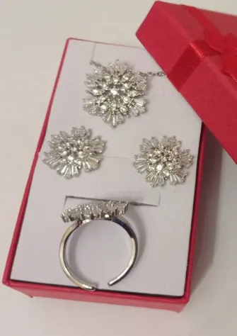 Parure Fiocco di Neve in Argento 925 - Foto 4