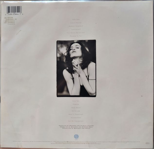 MADONNA -Like a Prayer- Sire Records in England- LP 1989 - Foto 2