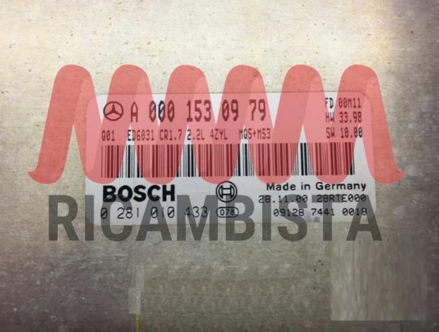 0281010433 A0001530979 Mercedes Vito 2.2 centralina motore Bosch - Foto 2