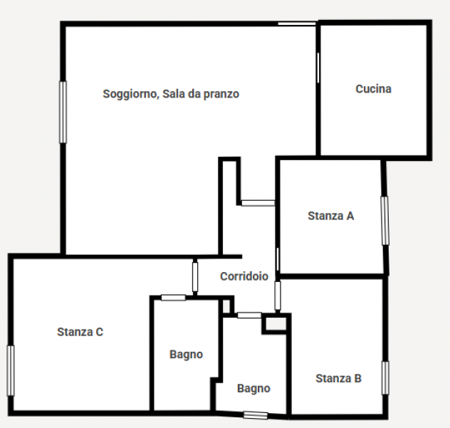 Stanza - Venezia . Rif.: ME-107 A . - Foto 14