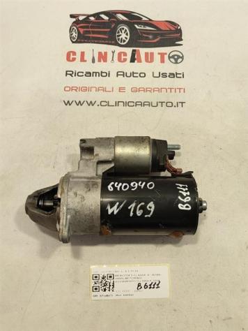 MOTORINO D' AVVIAMENTO MERCEDES Classe A W169 3° Serie A0051517401 640940 diesel 1991 (0408)