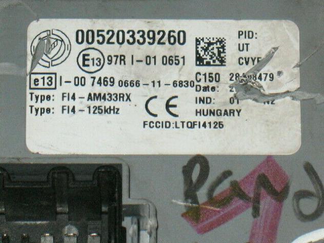 00520339260 ECU Body Computer Fiat Panda 1.2 00520339260 520339260 - Foto 2