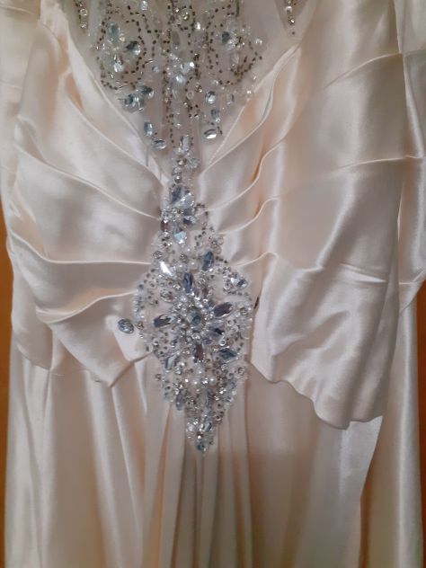 Abito da sposa seta e swarovski - Foto 2