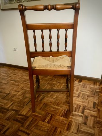 Sedie classiche in legno di ciliegio massiccio - Foto 4