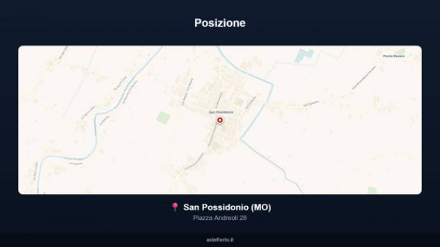 Immobile in asta di 82 m², box auto in vendita a San Possidonio - Foto 3